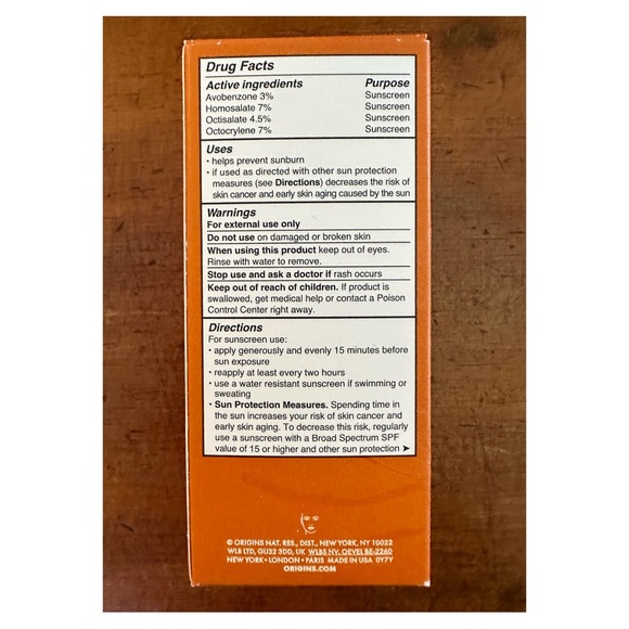 Origins GINZING SPF 30 Daily Moisturizer NWT - Picture 5 of 8
